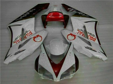 Cheap 2004-2005 White Red Honda CBR1000RR Moto Fairings